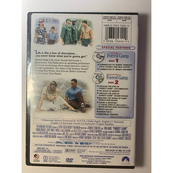 Forrest gump (dvd) two-disc special collector's edition - Picture 2 of 3